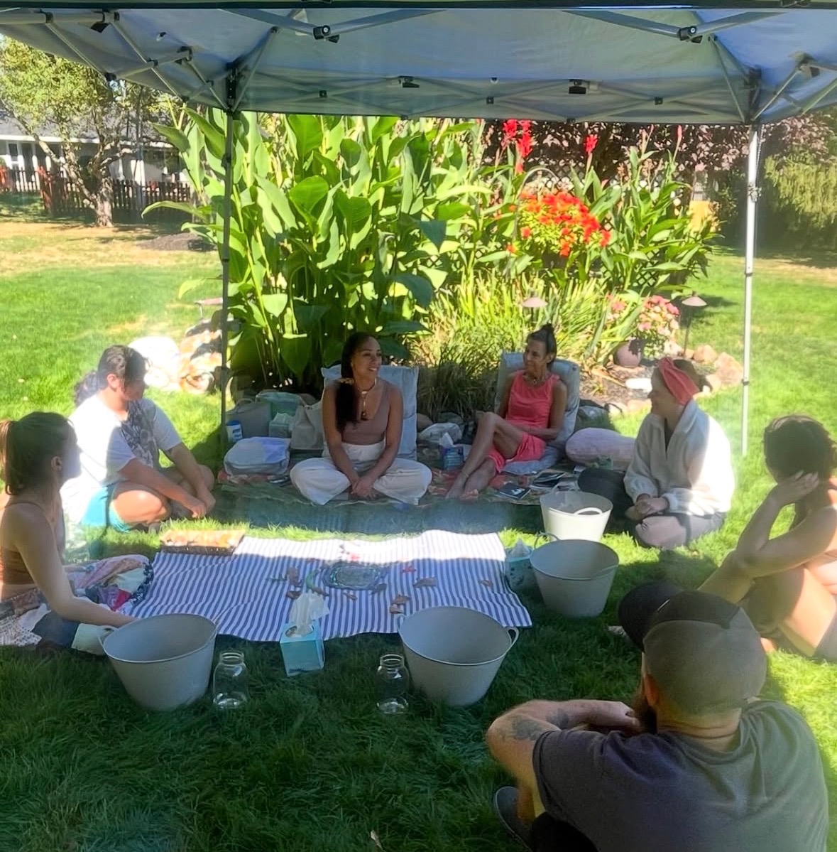 Group Kambo ceremony 5
